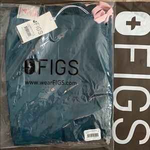 FIGS Petite Yola Skinny Pant (Caribbean Blue) sz M